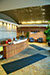 The lobby of the Orland Park, Ill., office of The Horton Group welcomes staff and visitors to the green-cleaned building.