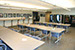 A recycling plan is integral to the green cleaning program in the cafeteria area at The Horton Group's facility in Orland Park, Ill.