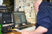 Jeff Morisse, assistant warehouse supervisor, begins creating delivery routes via the company&rsquo;s routing software once all orders are complete at the end of the day. The software allows him to pick the most efficient and most economical route for each of his drivers&rsquo; routes.