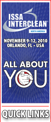 ISSA/INTERCLEAN North America, November 9-12, Orlando, FL. Register Today!