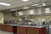
The new culinary academy features a full working kitchen so customers can test out new equipment or perfect menus. Up to 30 people can watch the demonstrations and video cameras feed the action into two large screen TVs. 
