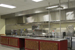 
The new culinary academy features a full working kitchen so customers can test out new equipment or perfect menus. Up to 30 people can watch the demonstrations and video cameras feed the action into two large screen TVs. 
