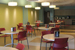 
Employees can choose to eat lunch in either one of the two indoor cafeterias or an outdoor patio area that was donated by one of PJP's suppliers. 
