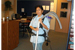 <br />
Consuelo is the smallest person on the Smith Junior High team, barely reaching 5-feet tall, but she still has no problem using the backpack vacuum.<br />
