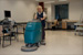 <br />
Walk-behind equipment is used in areas where obstacles exist on campus.<br />
