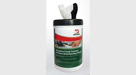 Food Contact Surface Disinfecting Wipes: Dreumex