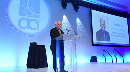 ACI Presents Industry Veteran With Distinguished Service Award
