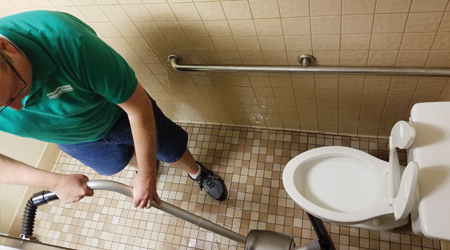 BSCs Discover Benefits Of A Restroom Cleaning Machine