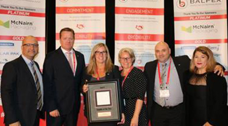 Cascades PRO Named Platinum Supplier Of The Year