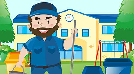 School Janitors Struggle To Keep Campuses Clean