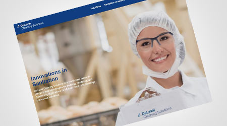 DeLaval Cleaning Solutions Launches New Website