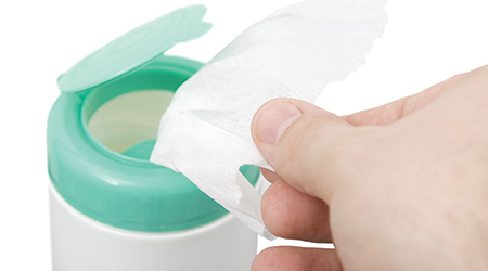 Use Of Disinfecting Wipes Raises Concerns