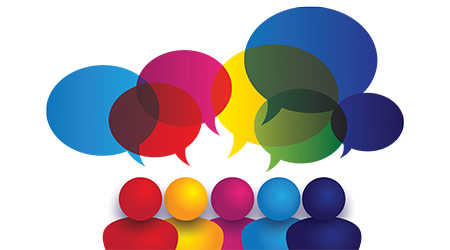 Speech balloon illustration