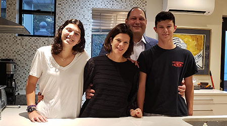 Paul Goldin and family