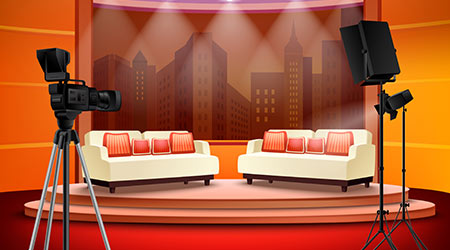 talk show background