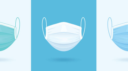 a white n95 mask