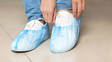 covers for shoes to keep floors clean