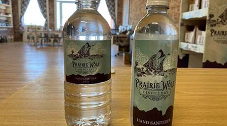 Prairie Wolf Distillery Hand sanitizer