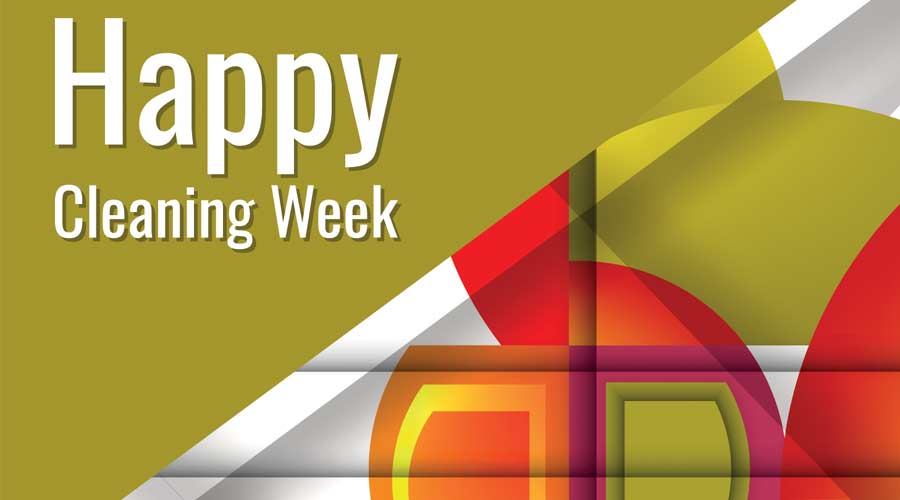 National Cleaning Week . Design suitable for greeting card poster and banner
