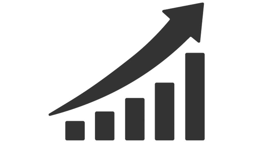 chart, graph, revenue growth icon