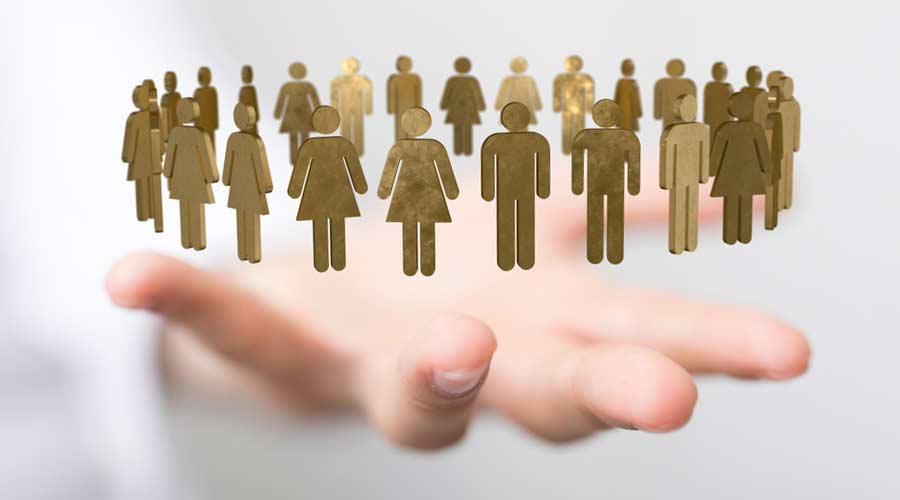 Business concept. Team metaphor. people connecting