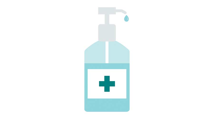 Hand sanitizer pump bottle, washing gel, alcohol gel