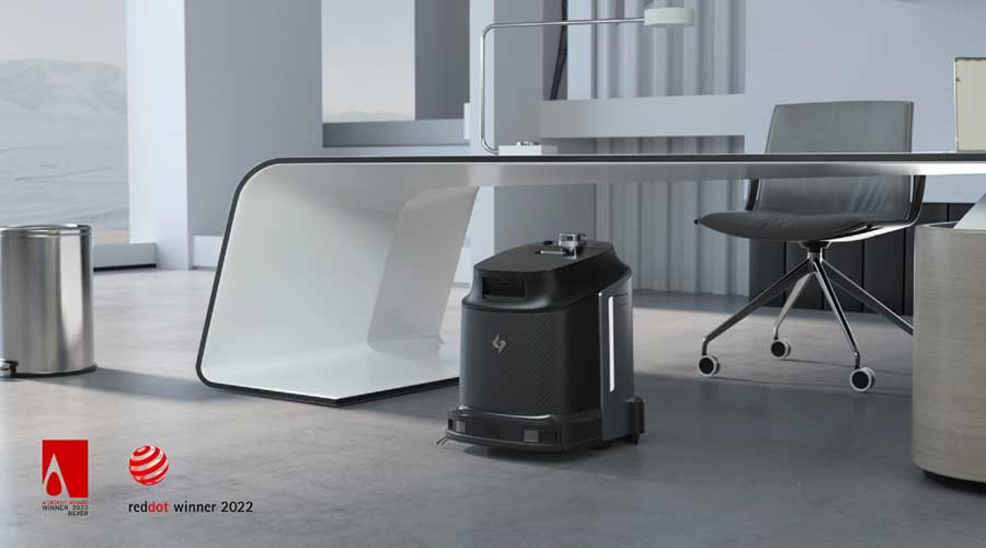 Gausium Phantas win Red Dot and A' Design Awards