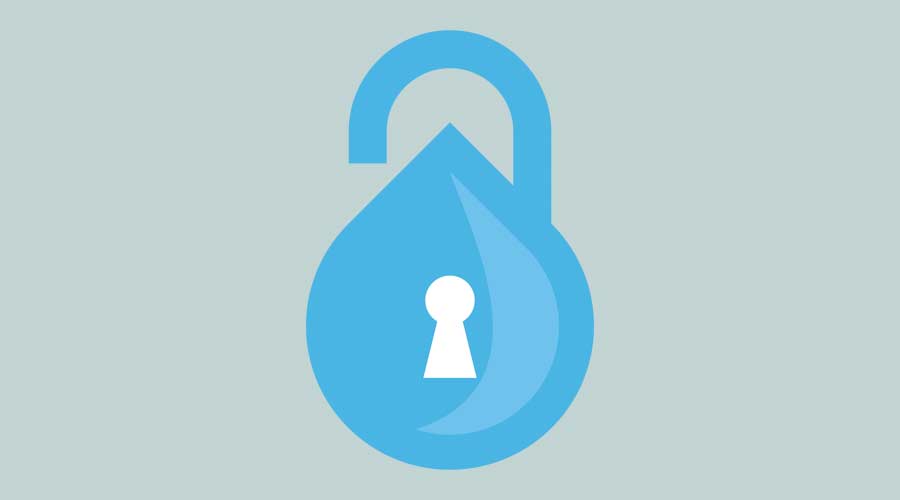water logo design