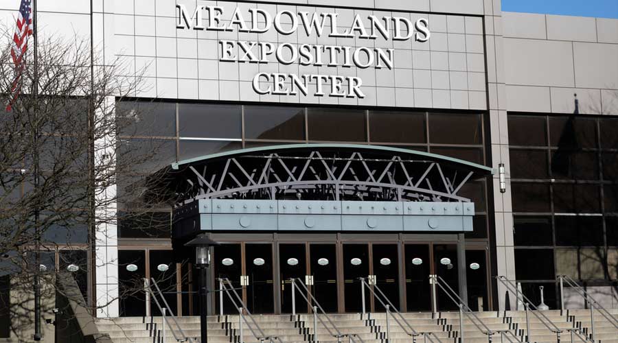 New Jersey, USA: A view of Meadowlands Exposition Center is seen on Friday, March 27, 2020 in, Secaucus, New Jersey.