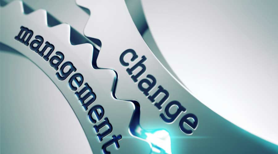 Change Management Concept on the Mechanism of Shiny Metal Gears.