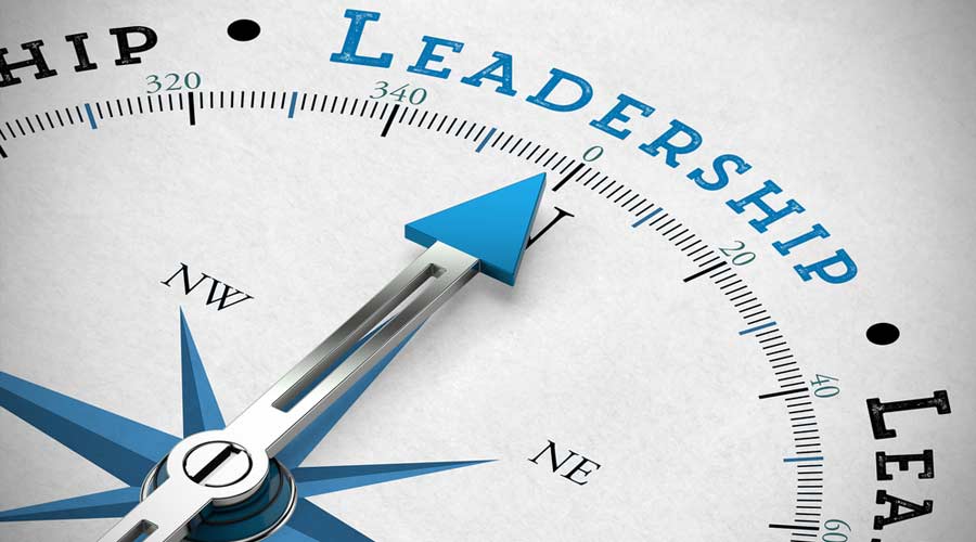 arrow pointing at leadership