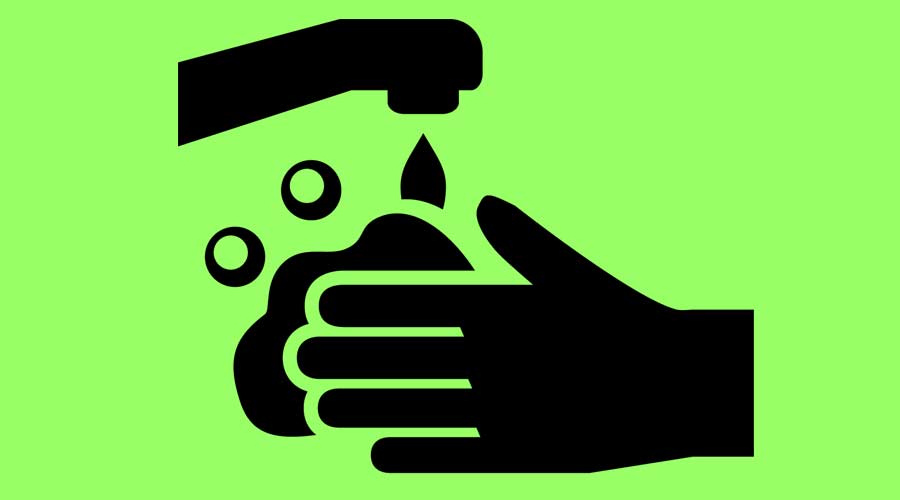 Handwash Icon set, personal cleanliness. Vector hygiene