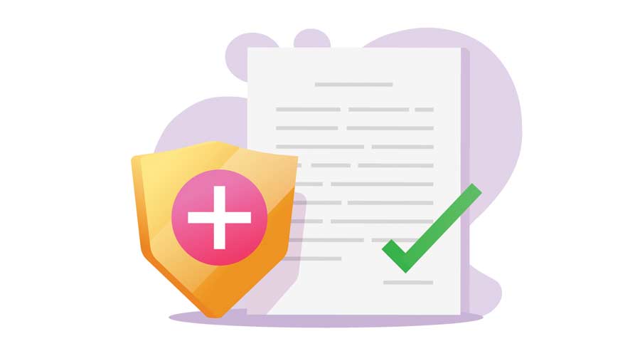 Vector showing list of benefits