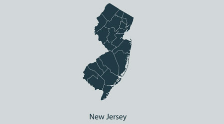 map of New Jersey