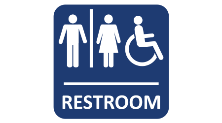 Restroom icon vector. symbol for web site Computer and mobile vector
