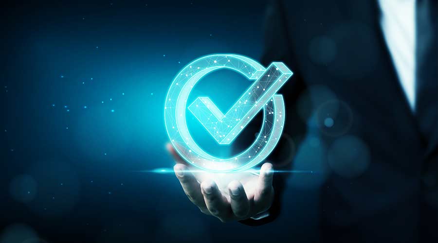 checkmark photo concept