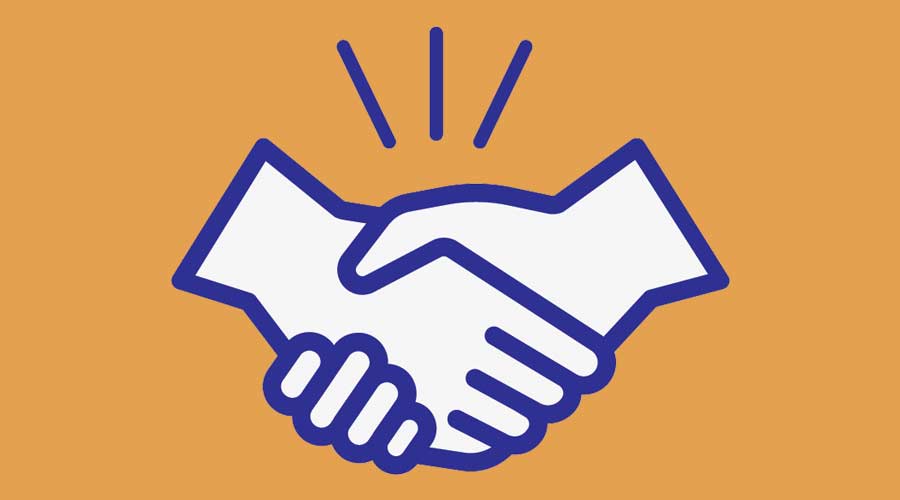Agreement reached handshake vector