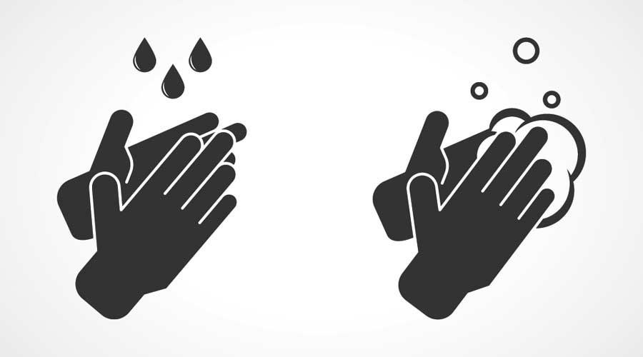 Handwahsing concept soap