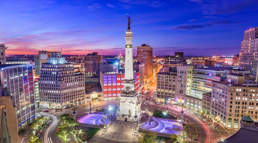Indianapolis downtown skyline
