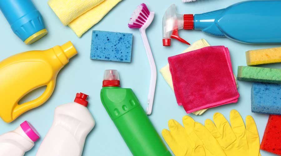 Professional hygiene products concept