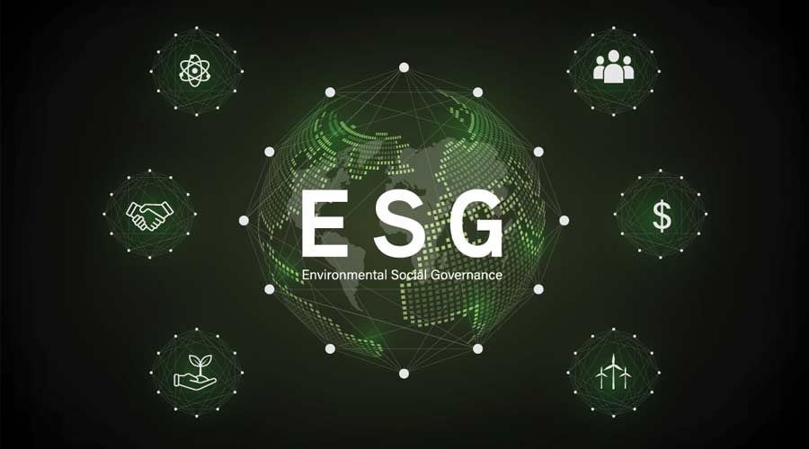 ESG report concept