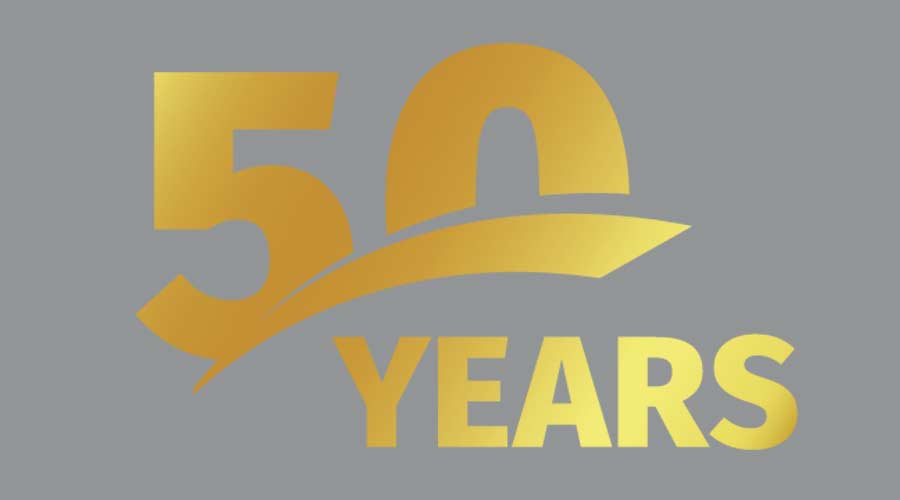 50 years concept
