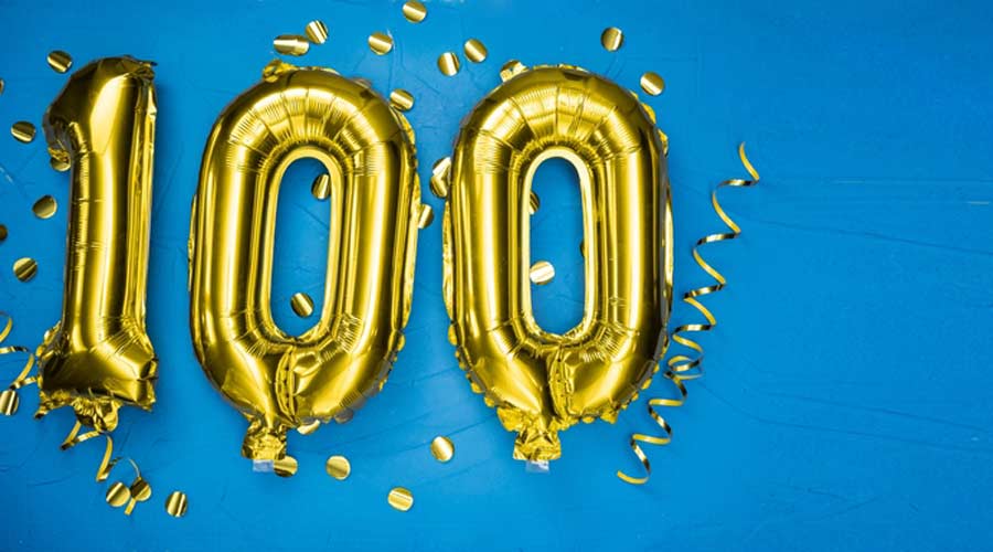 100 years concept