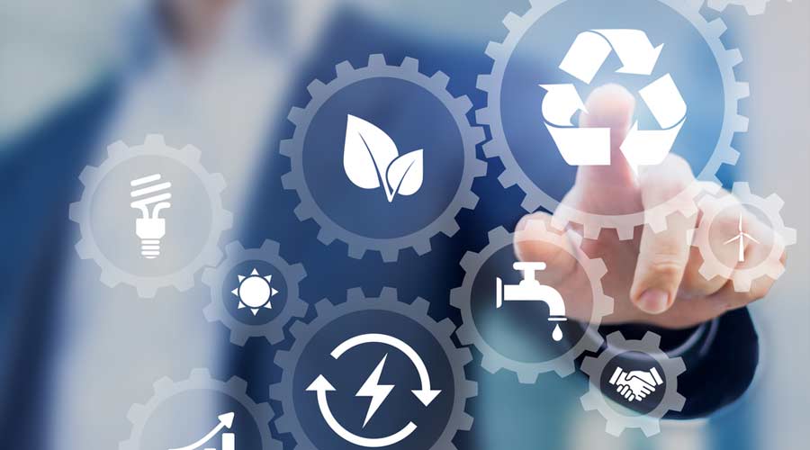 Sustainability plan concept