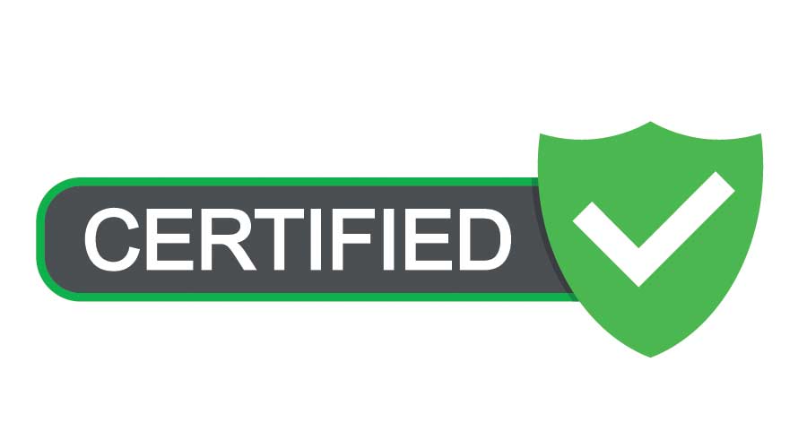 Certified checkmark