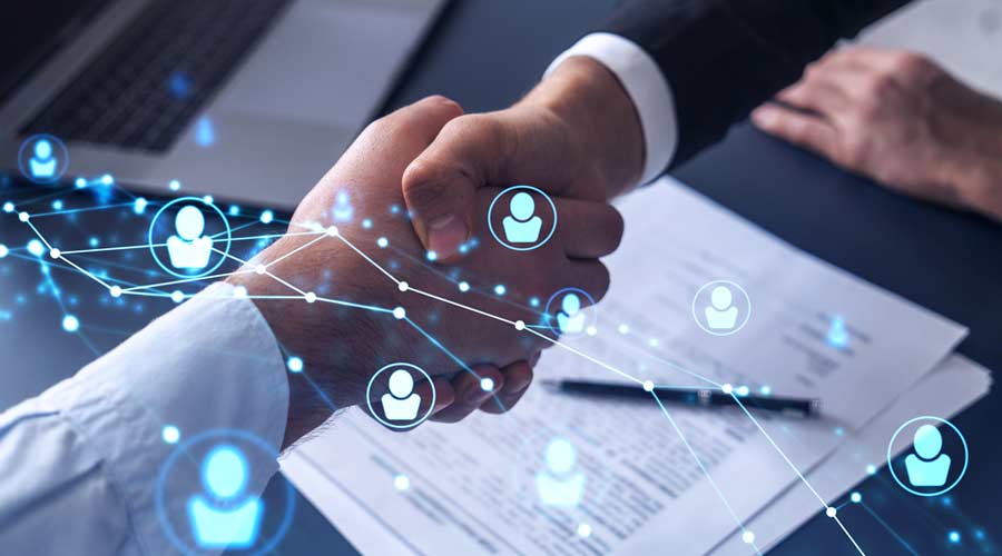 Recruitment concept to hiring of a new talented specialists