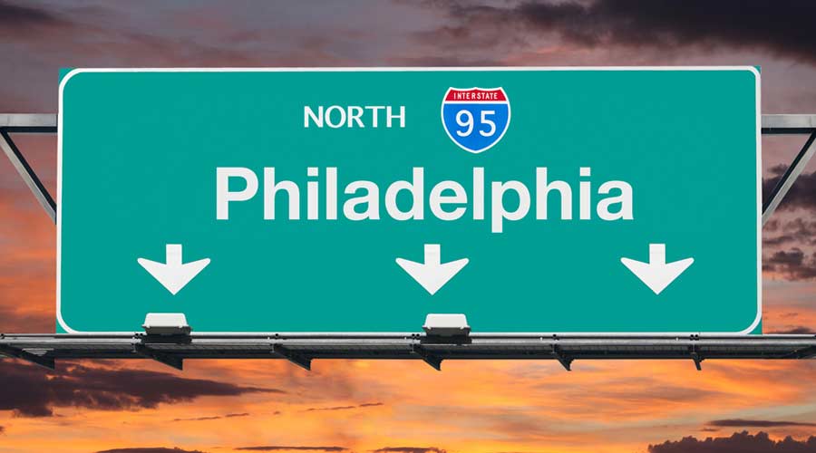 I-95 Philadelphia northbound