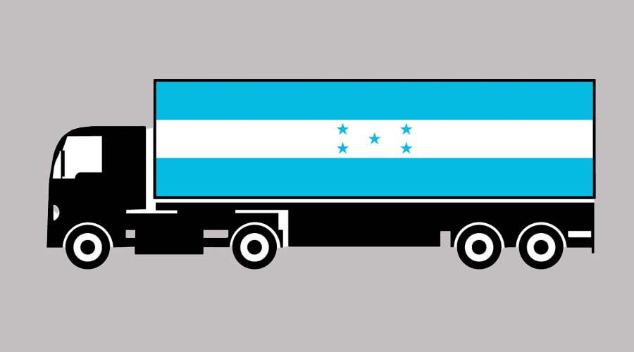 Honduras donation truck