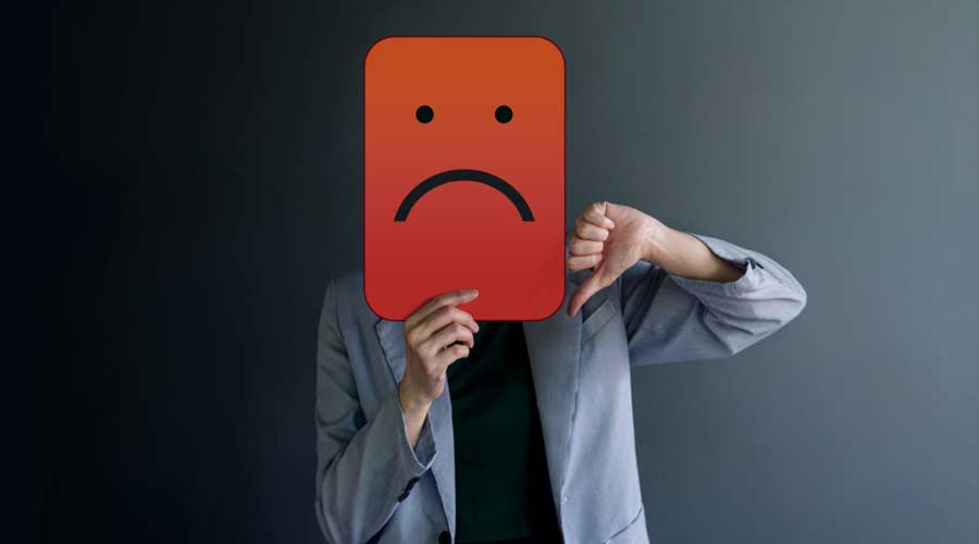 Poor customer service sign
