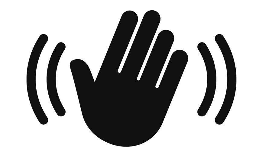 Touchless hand sensor concept